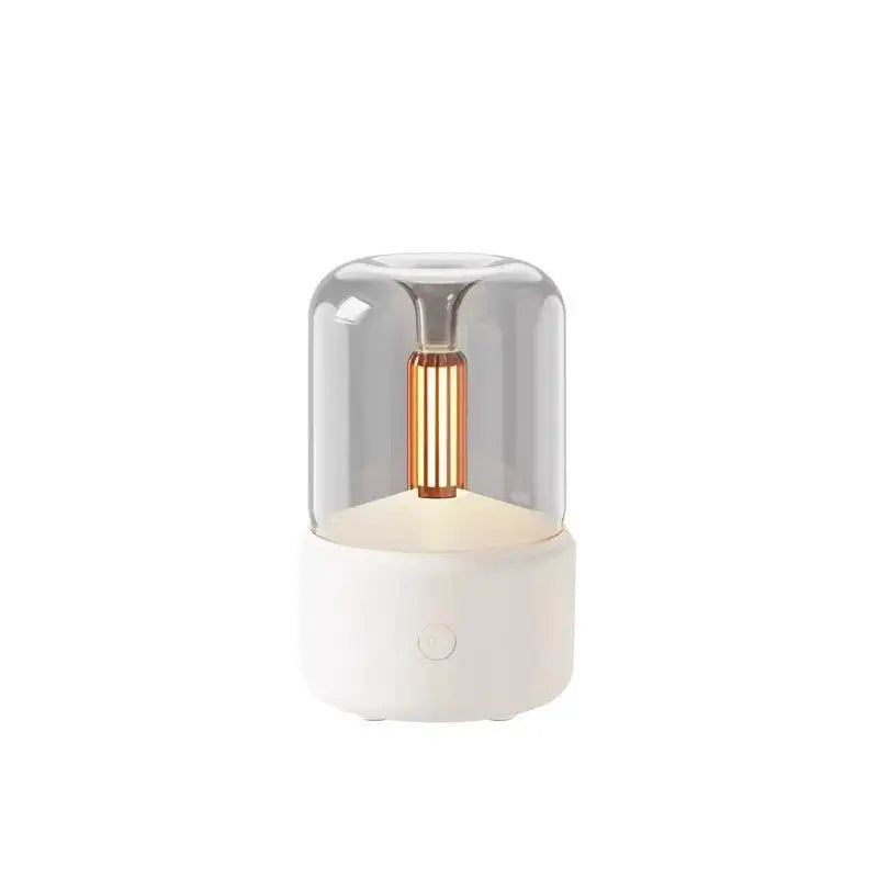 120ML Candle Lamp Aroma Diffuser Air Humidifier Electric Aromatherapy Diffusor Flame Humidicador USB Desktop Decor Night Light - Image #8