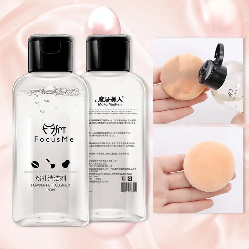 Puff Cleaner Makeup Brush Cleaner Liquid Makeup Tools Beauty Egg Cushion Sponge Clean No Residue - Image #2