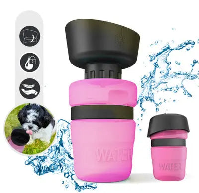 Pet Outdoor Foldable Bottle Dog Travel Water Bottle Dog Water Dispenser - Image #5