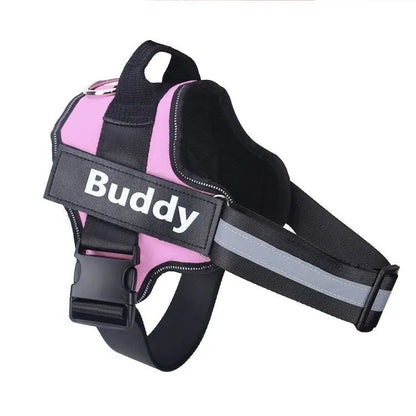 Personalized Dog Harness NO PULL Reflective Breathable Adjustable Pet Harness Vest For Small Large Dog Custom Patch Pet Supplies - Image #14