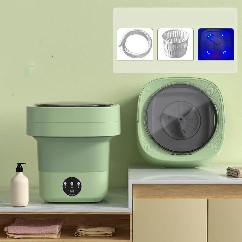 Mini Foldable Washing Machine Portable Mini Socks Underwear Panties Washing Machine Big Capacity 3 Models With Spinning Dry Gadgets - Image #10