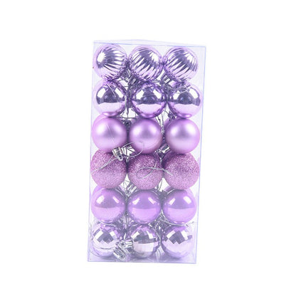 36 PCs Christmas Color Ball Whole Box Set