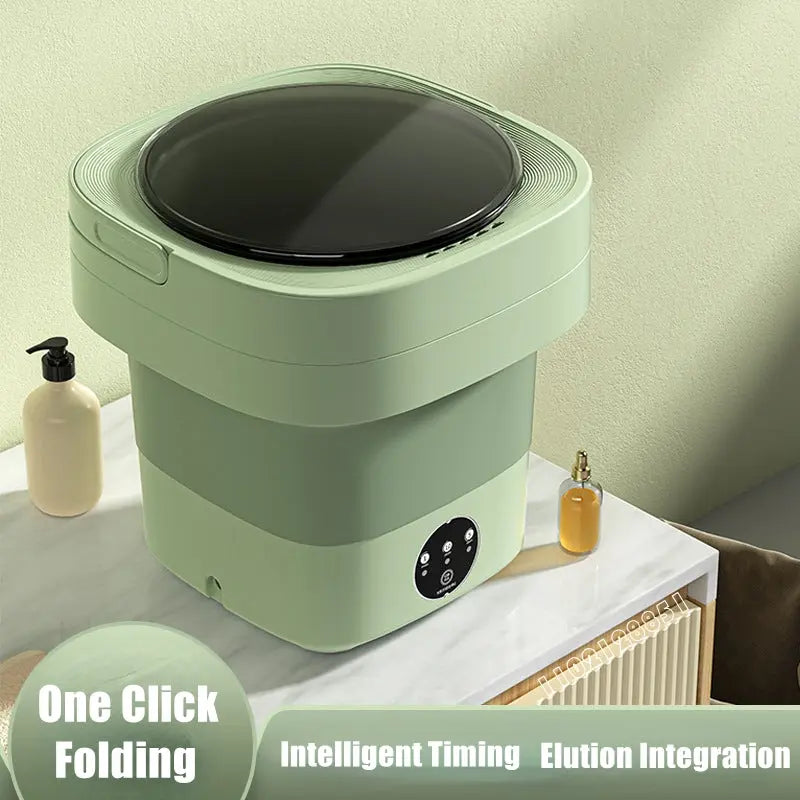 Mini Foldable Washing Machine Portable Mini Socks Underwear Panties Washing Machine Big Capacity 3 Models With Spinning Dry Gadgets - Image #1