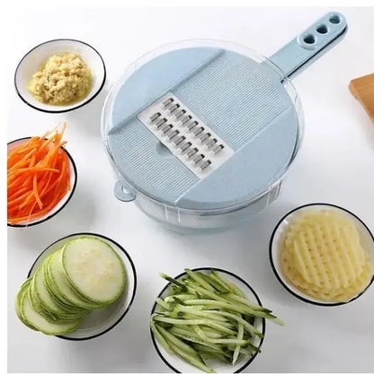 8 In 1 Mandoline Slicer Vegetable Slicer Potato Peeler Carrot Onion Grater With Strainer Vegetable Cutter Kitchen Accessories - Image #5