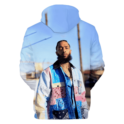 3D digital hooded sweater