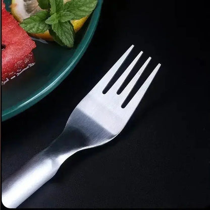 2 In 1 Watermelon Fork Slicer Multi-purpose Stainless Steel Watermelon Slicer Cutter Kitchen Fruit Cutting Fork Fruit Divider Kitchen Gadgets - Image #10