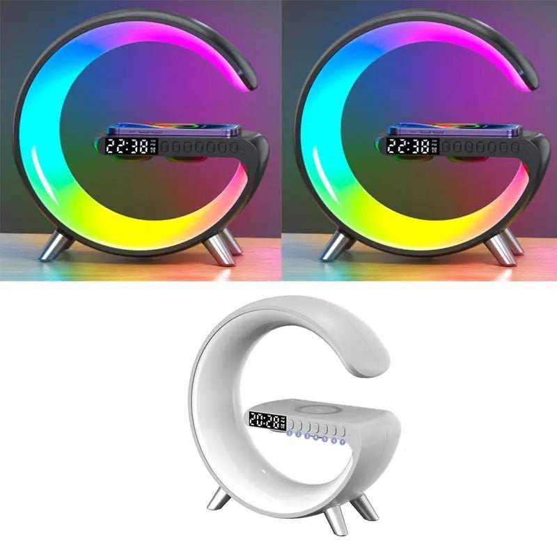 2023 New Intelligent LED Lamp Bluetooth Speake Wireless Charger Atmosphere Lamp App Control For Bedroom Home Decor - Image #21