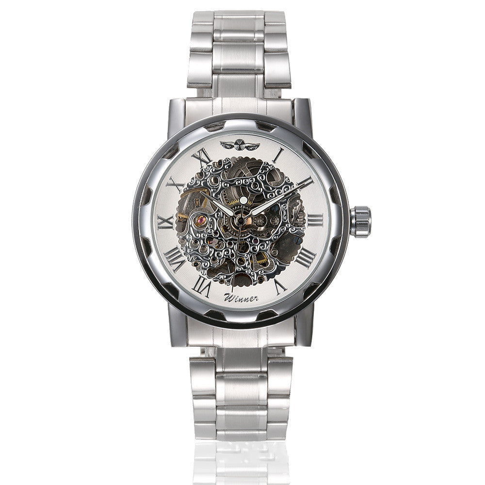 Men's Digital Skeleton Mechanical Watch