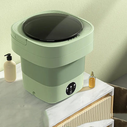 Mini Foldable Washing Machine Portable Mini Socks Underwear Panties Washing Machine Big Capacity 3 Models With Spinning Dry Gadgets - Image #2