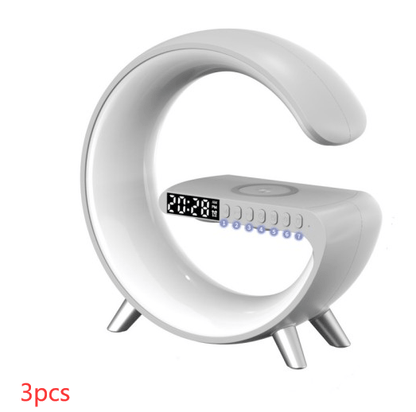 2023 New Intelligent LED Lamp Bluetooth Speake Wireless Charger Atmosphere Lamp App Control For Bedroom Home Decor