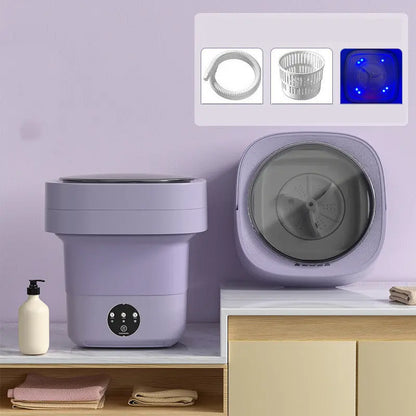 Mini Foldable Washing Machine Portable Mini Socks Underwear Panties Washing Machine Big Capacity 3 Models With Spinning Dry Gadgets - Image #11