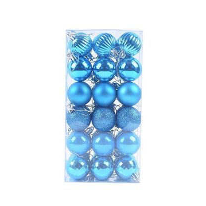 36 PCs Christmas Color Ball Whole Box Set