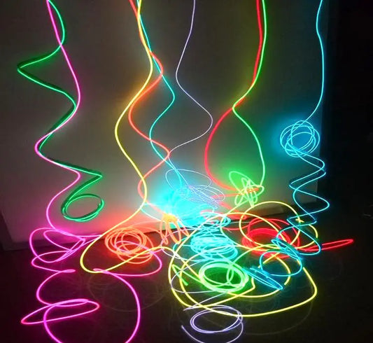 2M Neon EL wire Light Dance Party Decor Light Neon LED - Image #1
