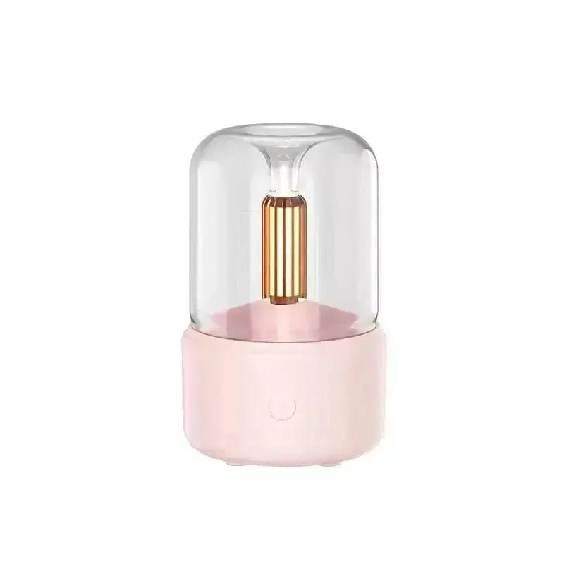 120ML Candle Lamp Aroma Diffuser Air Humidifier Electric Aromatherapy Diffusor Flame Humidicador USB Desktop Decor Night Light - Image #8