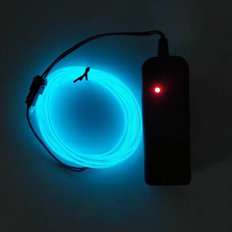 2M Neon EL wire Light Dance Party Decor Light Neon LED