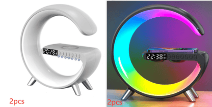 2023 New Intelligent LED Lamp Bluetooth Speake Wireless Charger Atmosphere Lamp App Control For Bedroom Home Decor