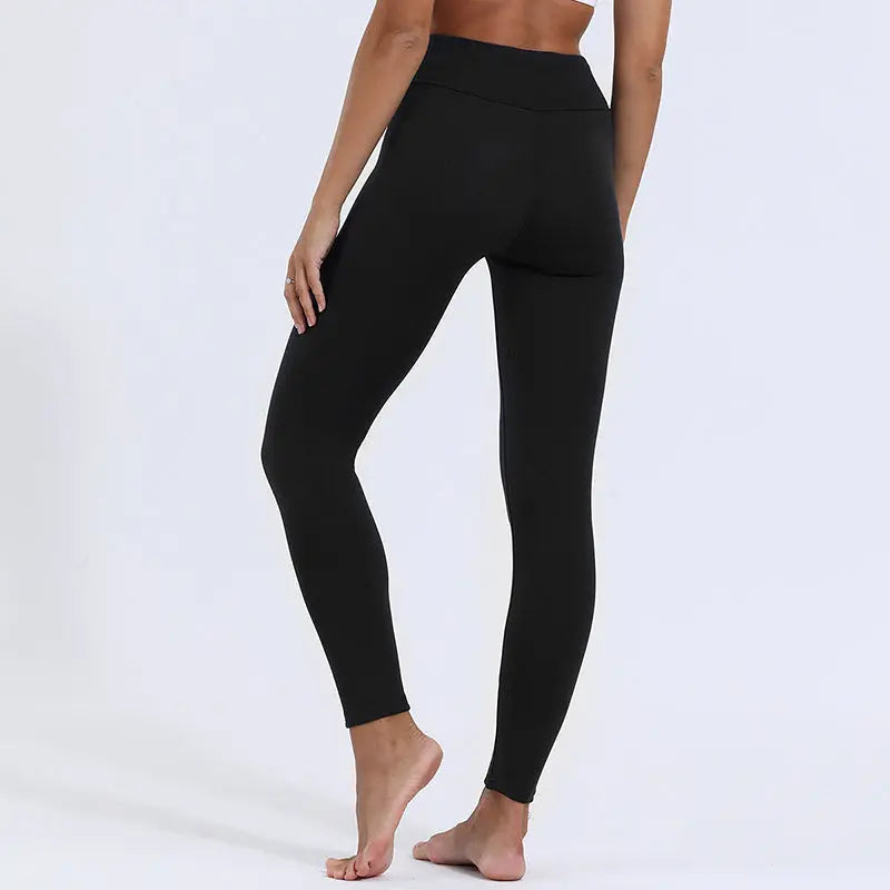 Winter Leggings Warm Thick High Stretch Lamb Cashmere Leggins Skinny Fitness Woman Pants - Image #3