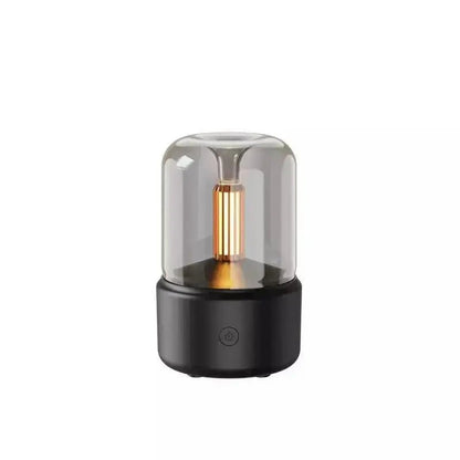 120ML Candle Lamp Aroma Diffuser Air Humidifier Electric Aromatherapy Diffusor Flame Humidicador USB Desktop Decor Night Light - Image #9