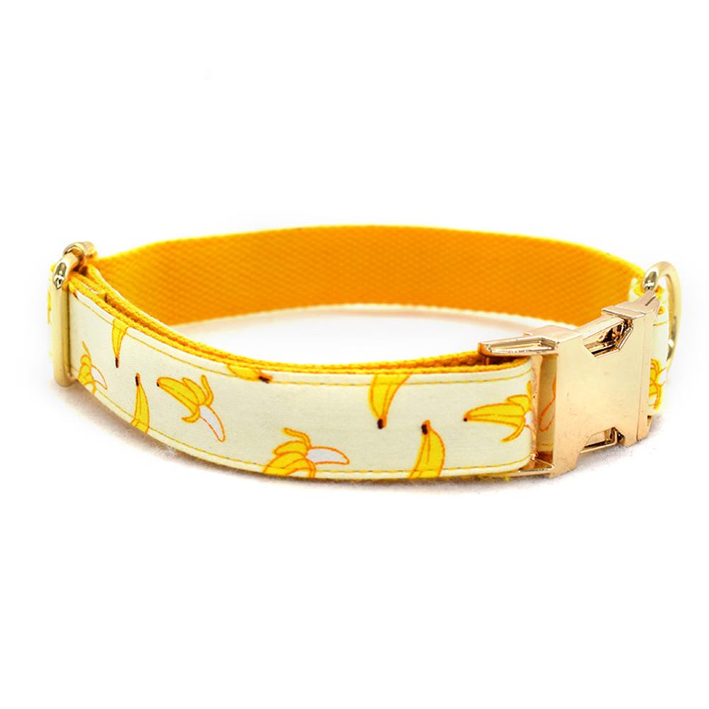 Yellow Banana Dog Leash Pet Collar