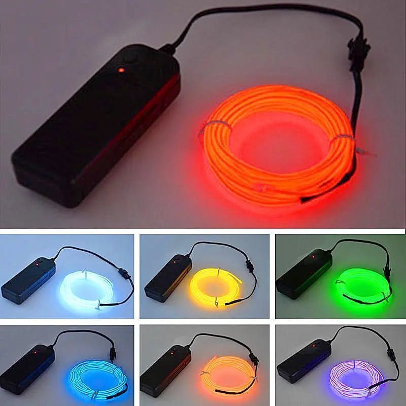 2M Neon EL wire Light Dance Party Decor Light Neon LED - Image #2